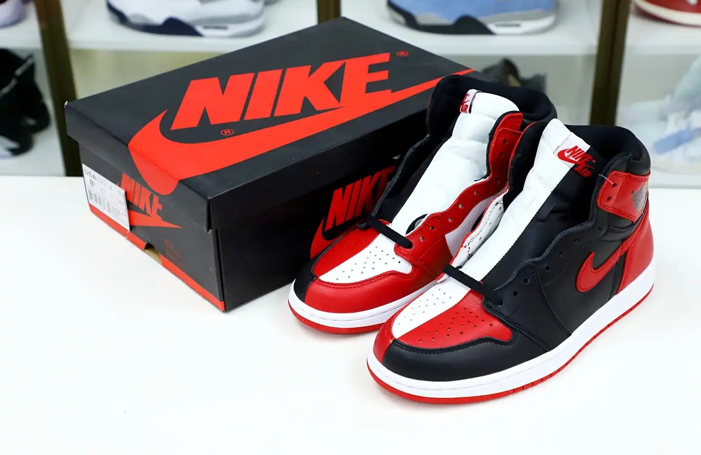 HOME' CHICAGO RETRO 'HOMAGE TO HIGH AIR JORDAN 1 OG NRG EXCLUSIVE 0601